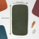 Muslin Burp Cloths, 6 Pack