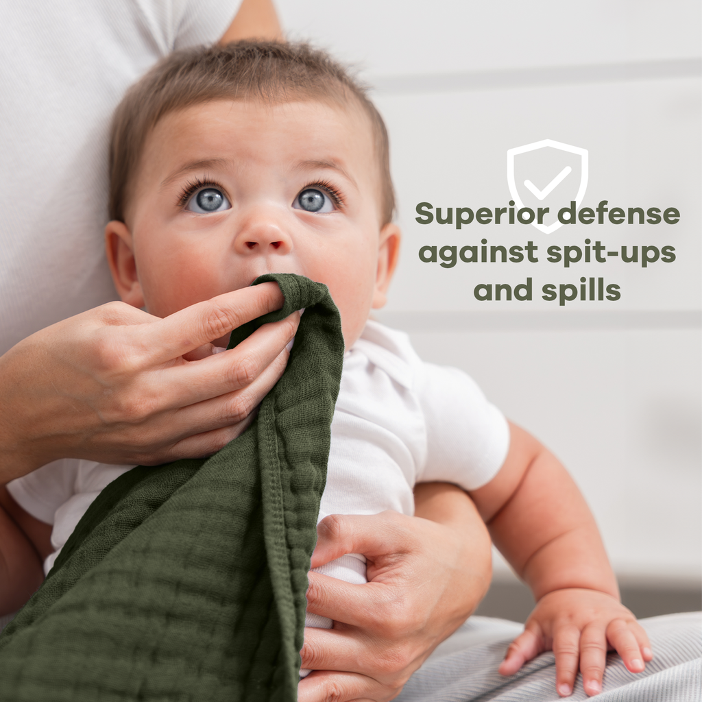 Muslin Burp Cloths, 6 Pack