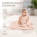 Toalla con Capucha de Muselina, Pack de 2