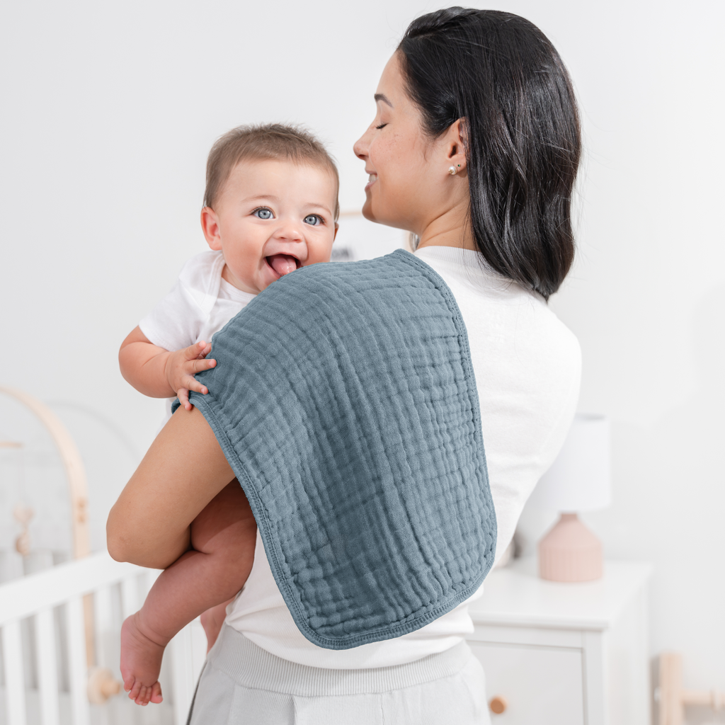 Muslin Burp Cloths, 10 Pack