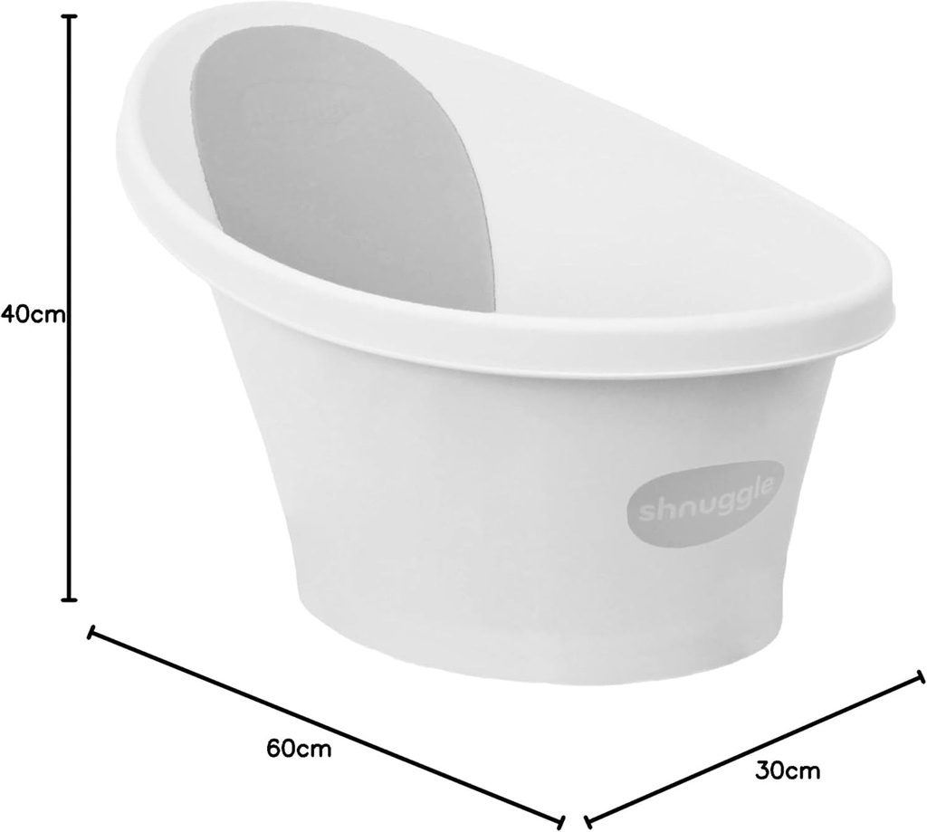 Bañera para Bebé Shnuggle con Soporte "Bum Bump"