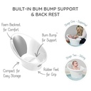 Bañera para Bebé Shnuggle con Soporte "Bum Bump"