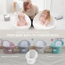 Bañera para Bebé Shnuggle con Soporte "Bum Bump"