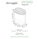 Basurero de Pañales Premium Eco Touch – Shnuggle