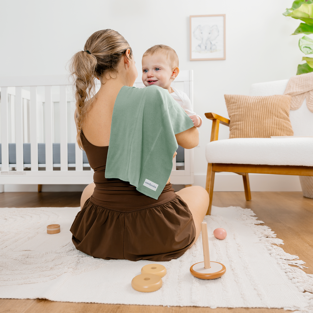 Cotton Burp Cloths, 6 Pack