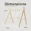 Play Gym - Natural Wood