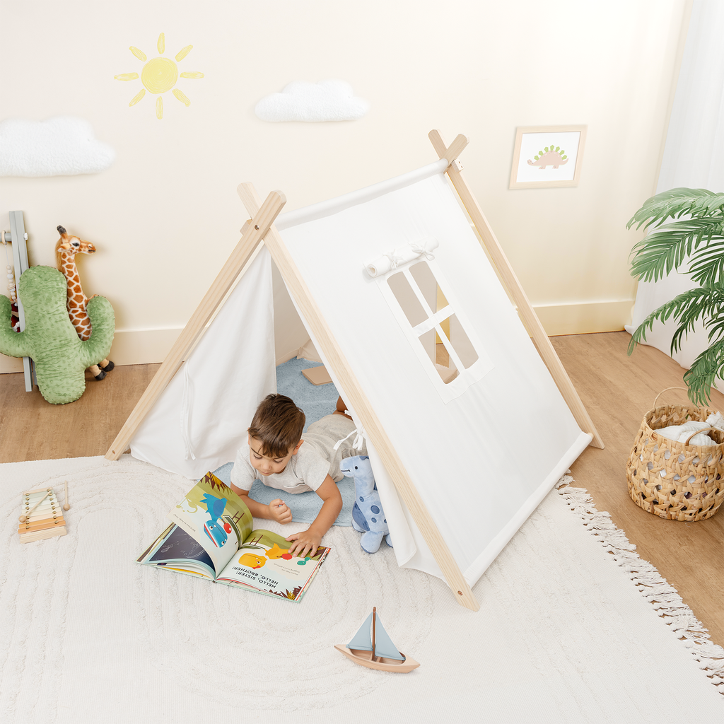 Play Tent - Natural Wood