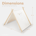 Play Tent - Natural Wood