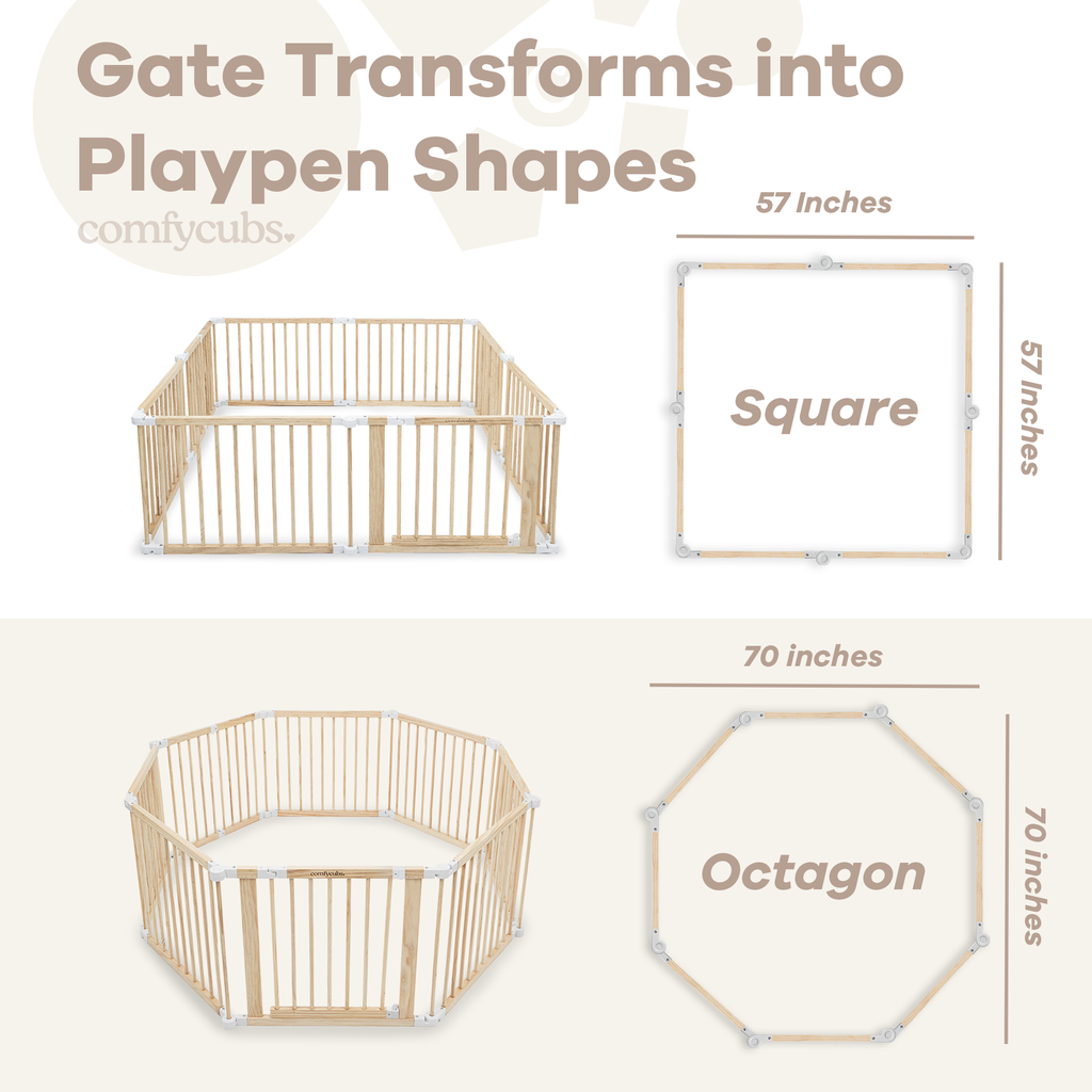 Playpen & Gate - Natural