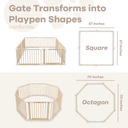Playpen & Gate - Natural