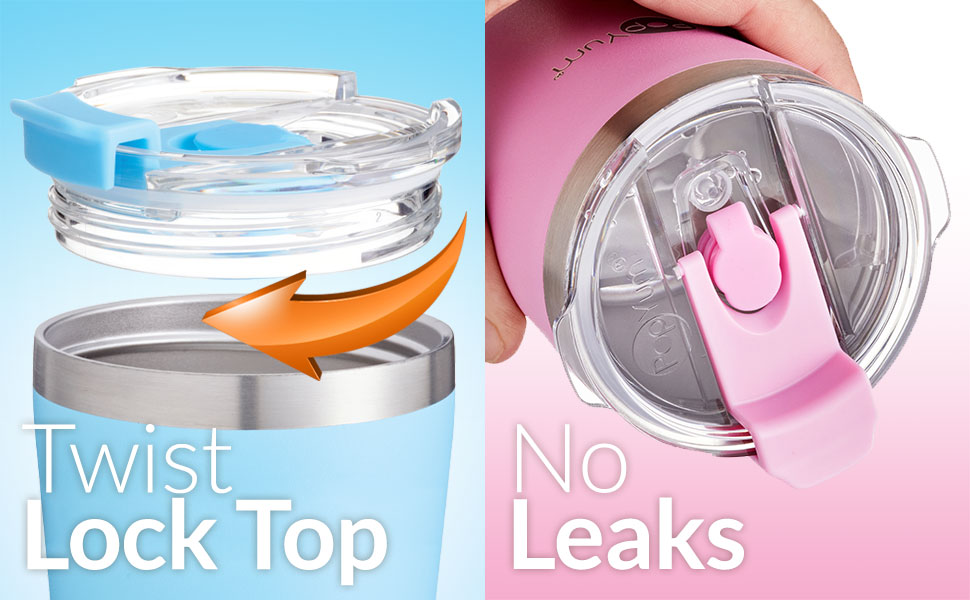 PopYum 13oz Insulated Stainless Steel Kids 2 Pack