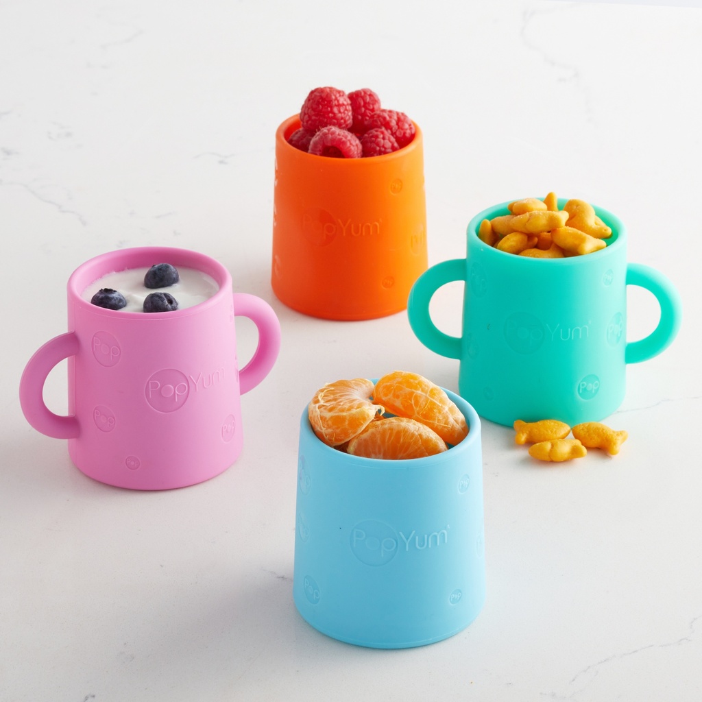 PopYum 5 oz Silicone Training Cup 2 Pack
