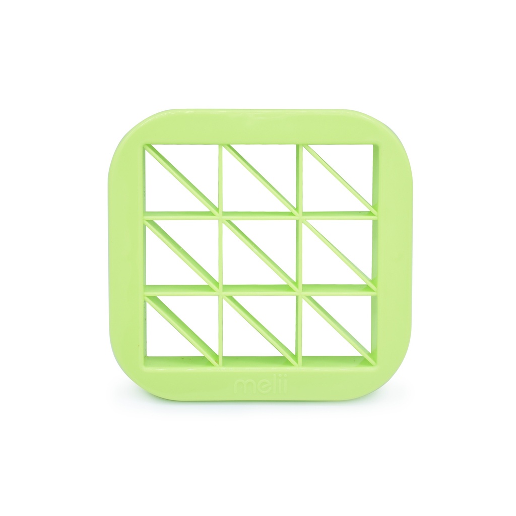 Square & Triangle Sandwhich Cutter - Blue & Lime