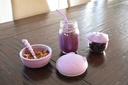 Silicone Bowl with Lid, Spoon and Fork 