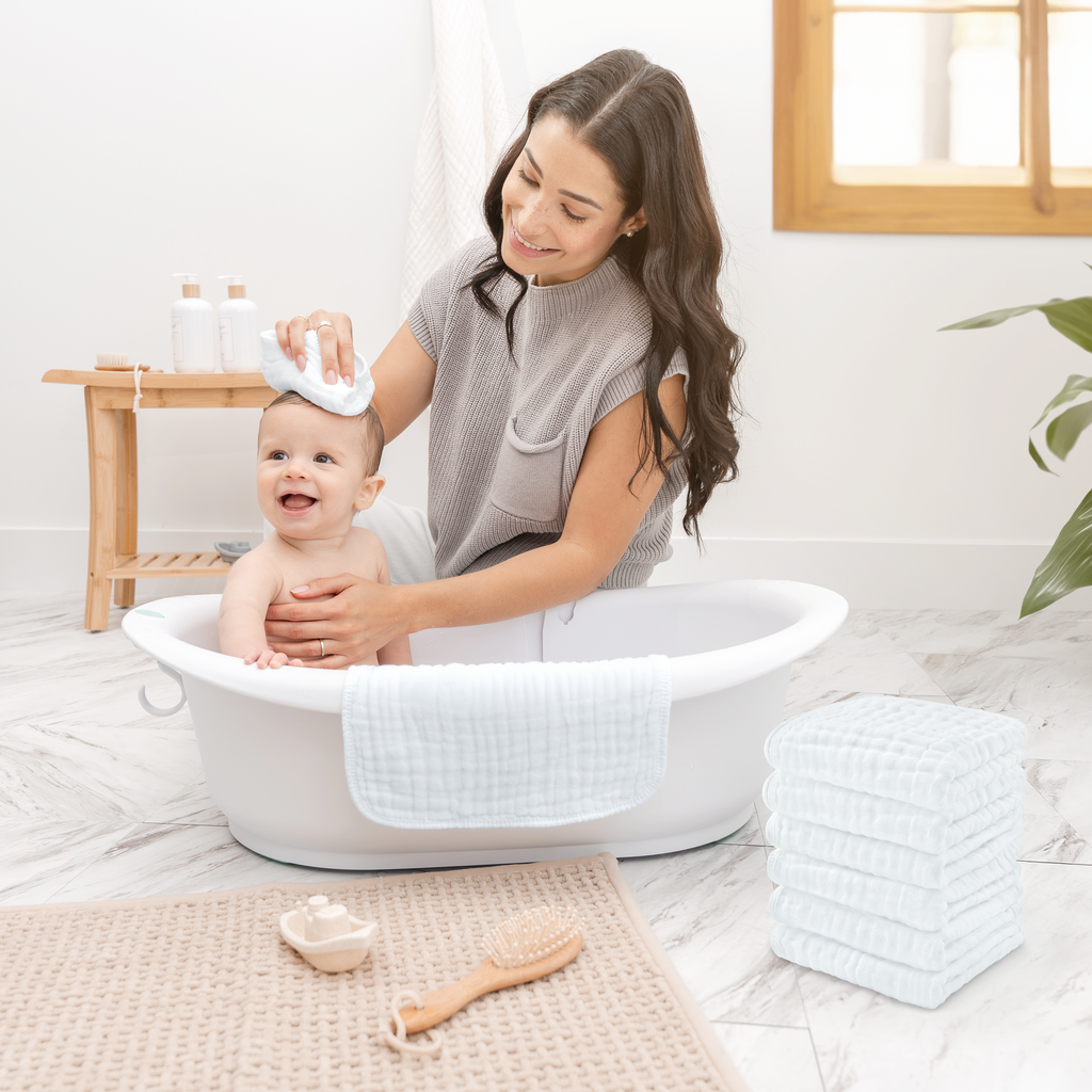 Muslin Washcloths, 6 Pack