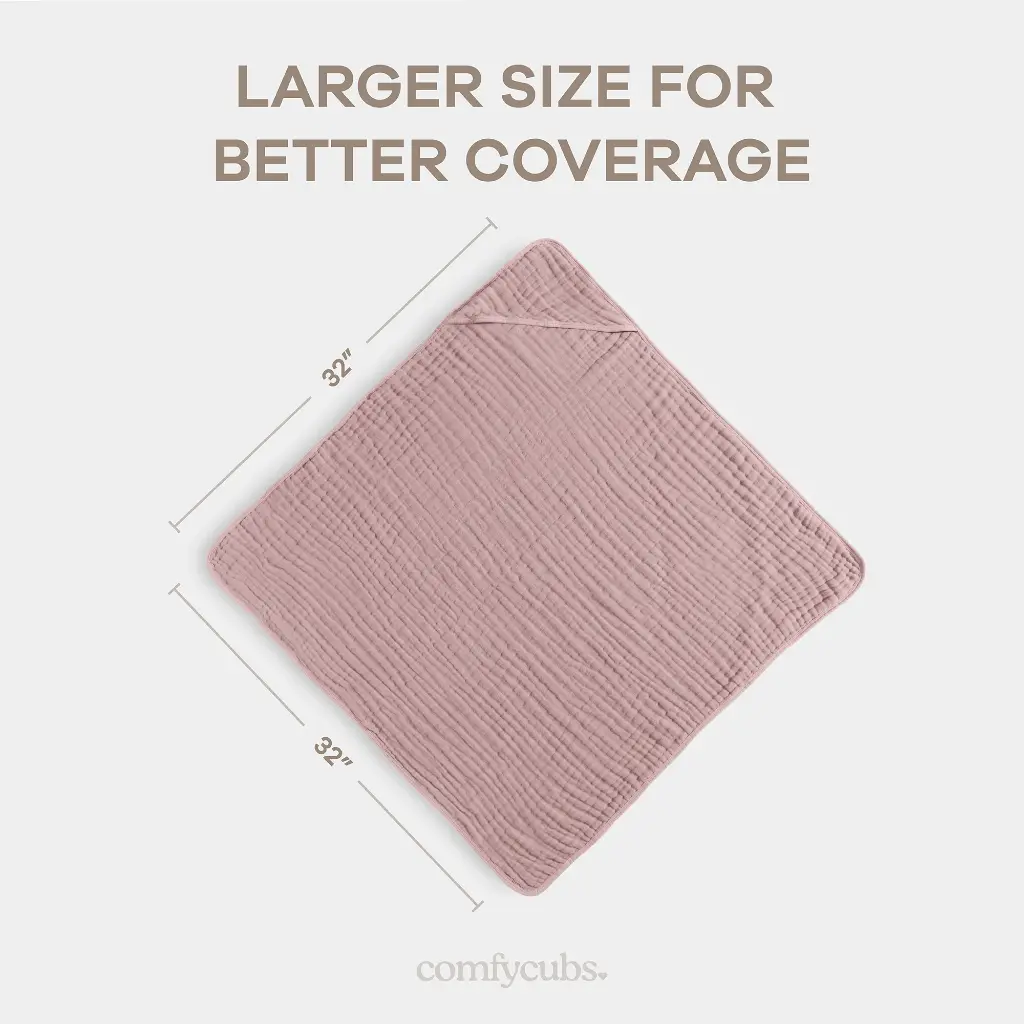 Hooded Towels 6 Layers 3- Pack of 1