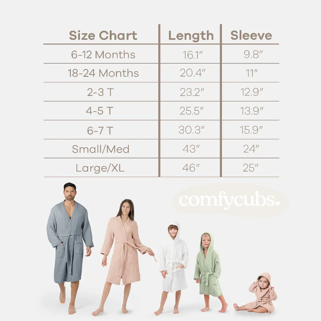Muslin Bathrobe, 18-24 months 