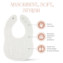 Muslin Bibs, 8 Pack