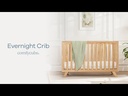Cuna Convertible de Madera para Bebé