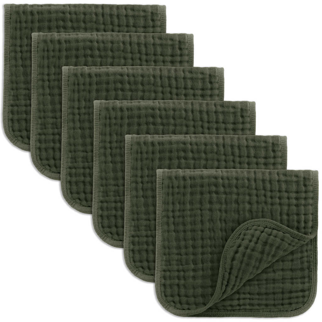 Baberos Antiderrame de Muselina, Pack de 6