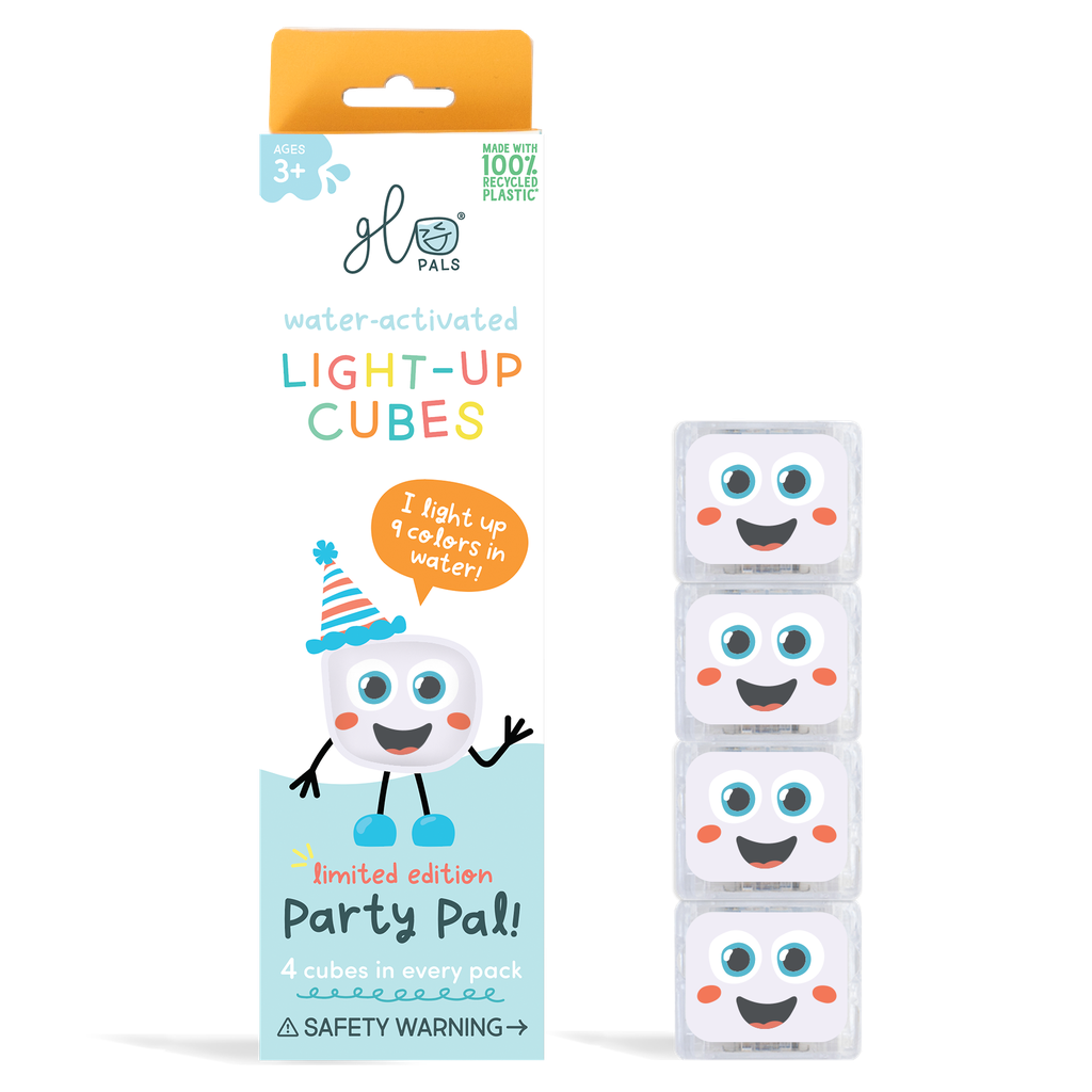 Light-Up Cubes de Glo Pals, Pack de 4