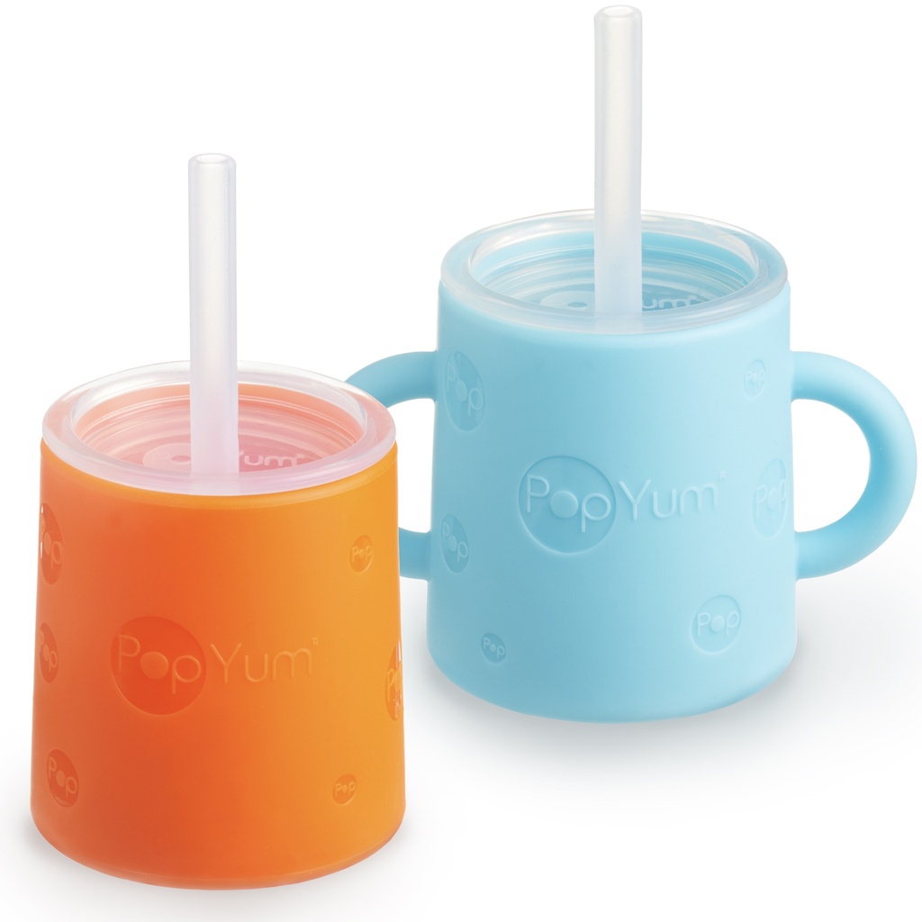 Vaso de Entrenamiento de Silicona PopYum | Pack de 2