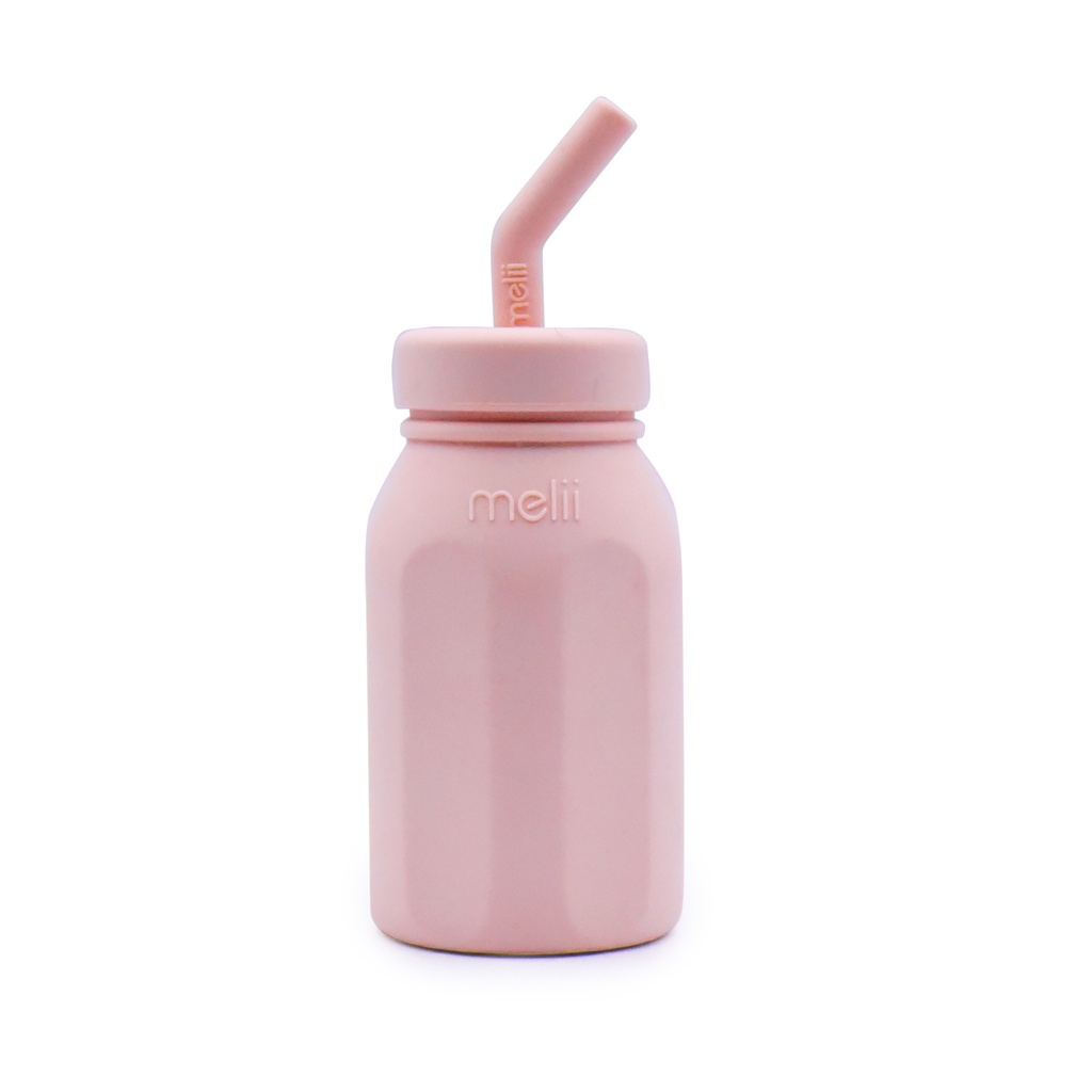 Botella de Silicona con Pajilla