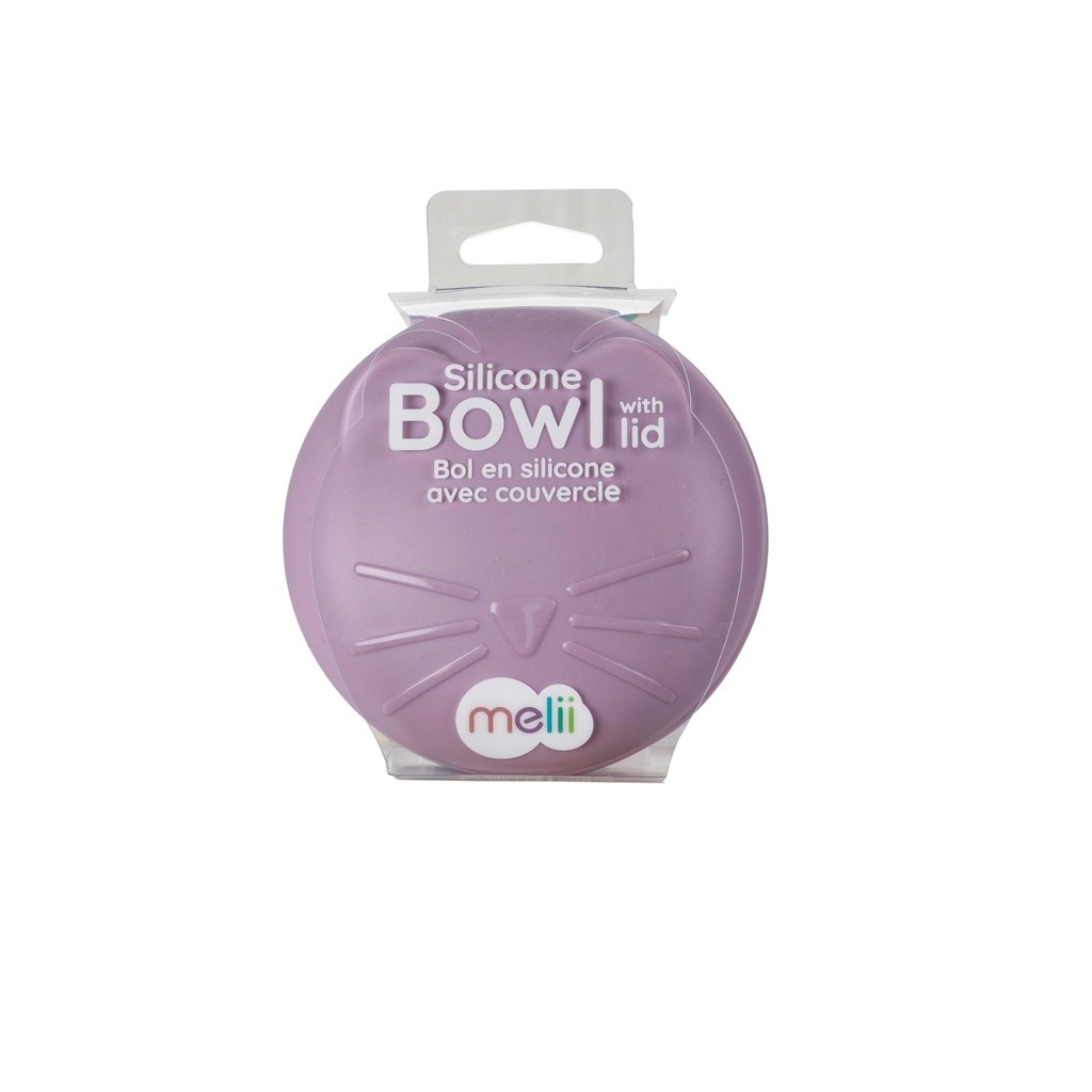 Bowl de Silicona con Tapa, Cuchara y Tenedor