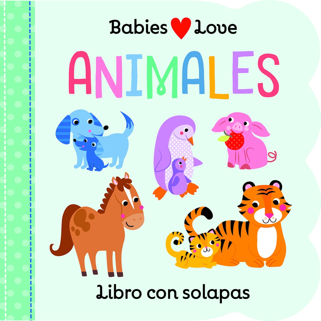 Libro Sensorial Infantil — Babies Love Animales (Español)