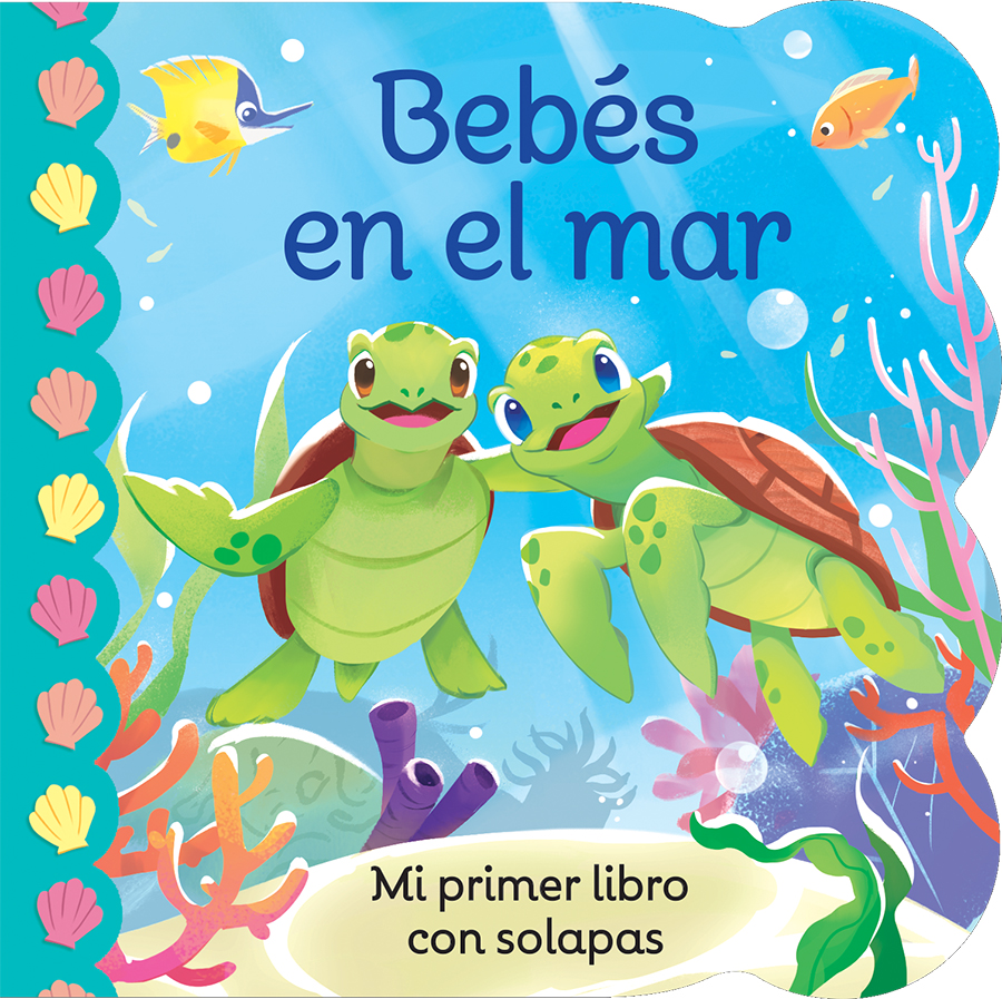 Libro Sensorial Infantil — Bebés en el Mar (Español)