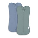 Easy Zipper Swaddle, Pack de 2 (Talla L — 3 a 6 meses)*