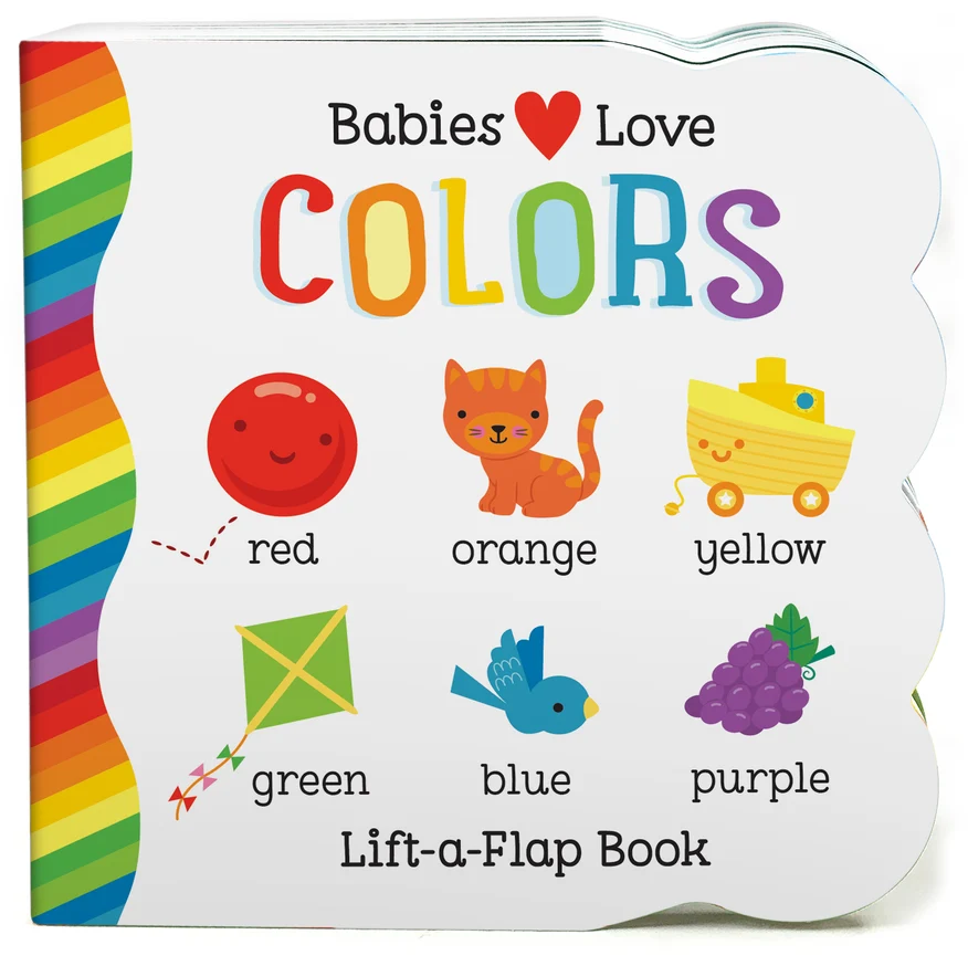 Libro Sensorial Infantil — Babies Love Colors (Inglés)