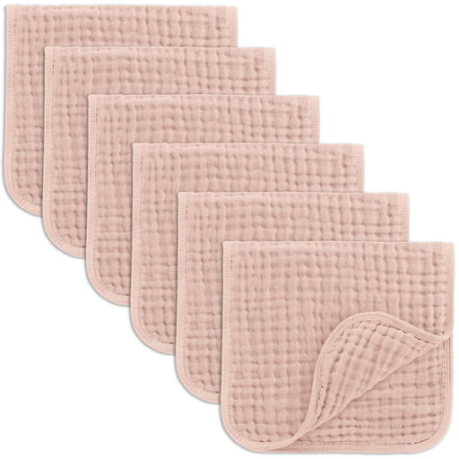 Baberos Antiderrame de Muselina, Pack de 6