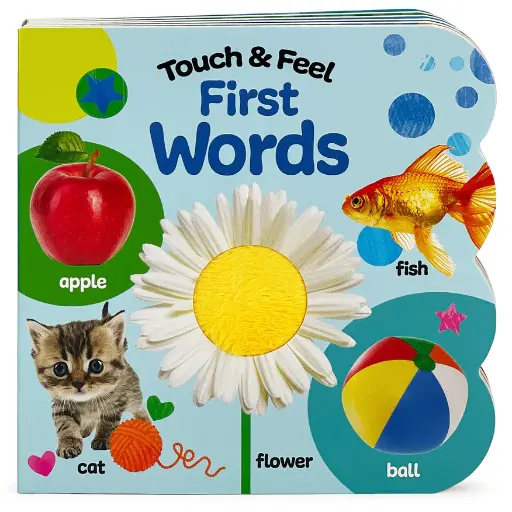 [1010620] Libro Sensorial — Touch & Feel First Words