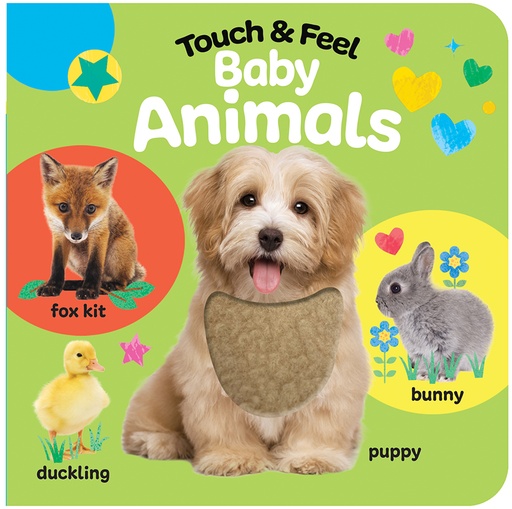 [1010630] Libro Sensorial — Touch & Feel Baby Animals