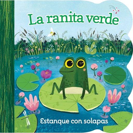 [1000650- SLA] Libro Sensorial Infantil — La Ranita Verde (Español)