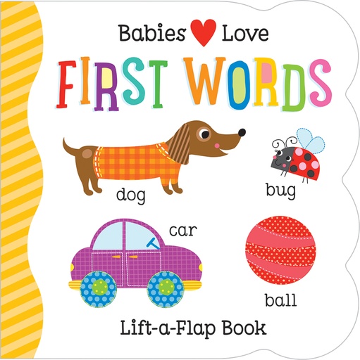 [1000101] Libro Sensorial Infantil — Babies Love First Words