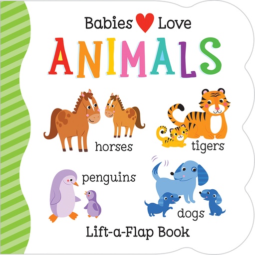 [1000111] Libro Sensorial Infantil — Babies Love Animals