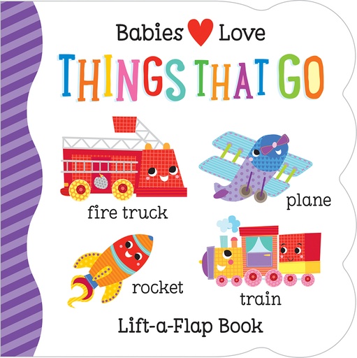 [1000121] Libro Sensorial Infantil — Babies Love Things That Go