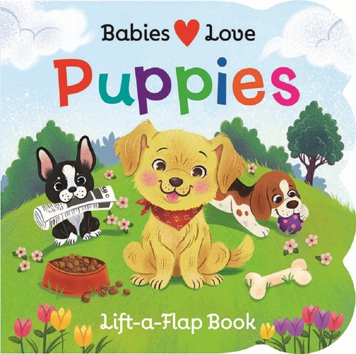 [1005040] Libro Sensorial Infantil — Babies Love Puppies