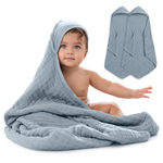 Toalla con Capucha de Muselina, Pack de 2*