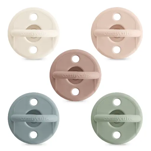 [CC-408-Neu-Multi] Chupetes de Silicona, Pack de 5*