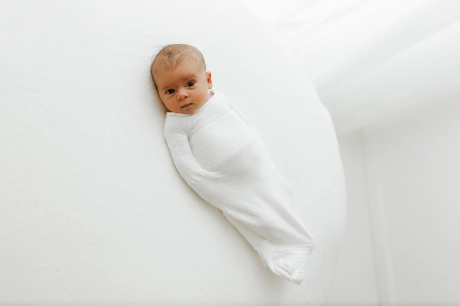 [AirLightSMALLB2B] Saco de Dormir Envolvente de Nylon AirLight(Blanco) – Swaddlelini