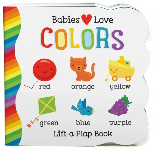 Libro Sensorial Infantil — Babies Love Colors (Inglés)