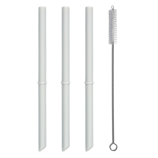 [PKC9S] PopYum 9 oz Replacement Straws 3 Pack, Grey  